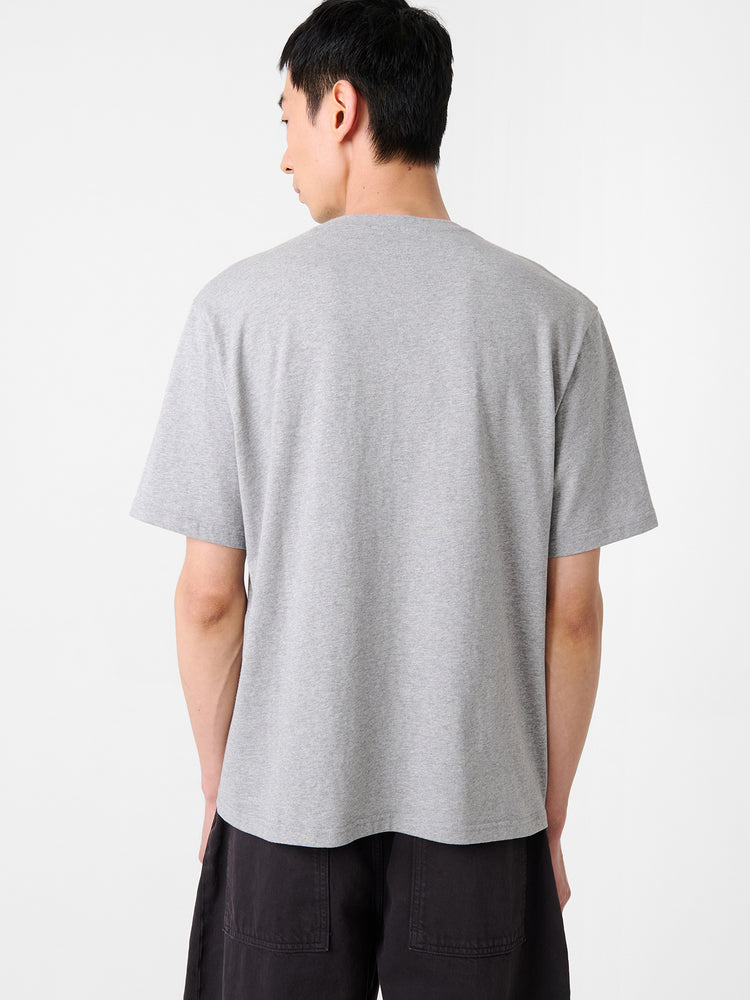 BRIC T-SHIRT IN GREY MARL
