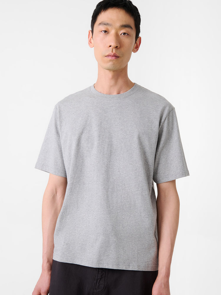 BRIC T-SHIRT IN GREY MARL