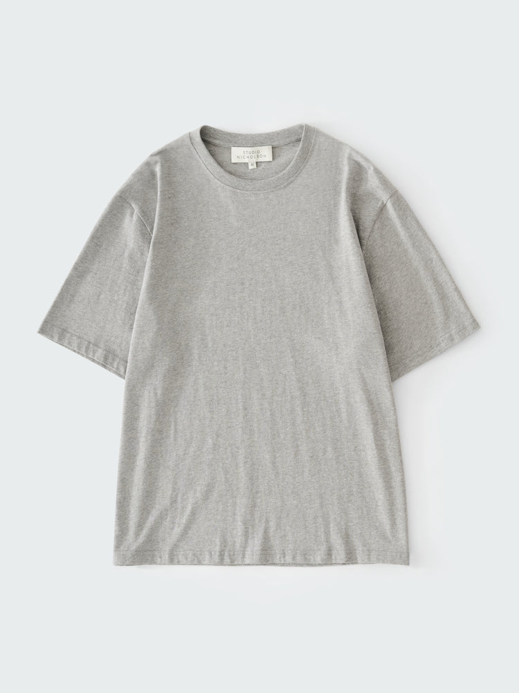 BRIC T-SHIRT IN GREY MARL