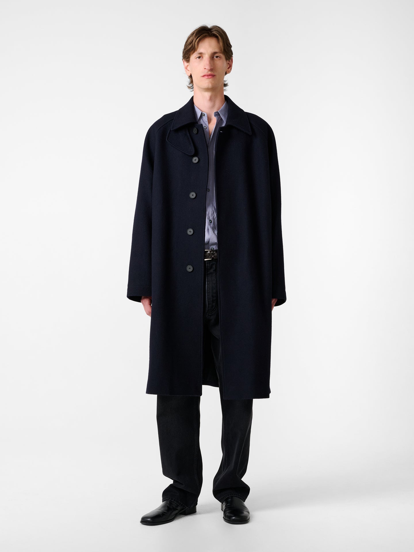 CABO COAT IN DARK NAVY