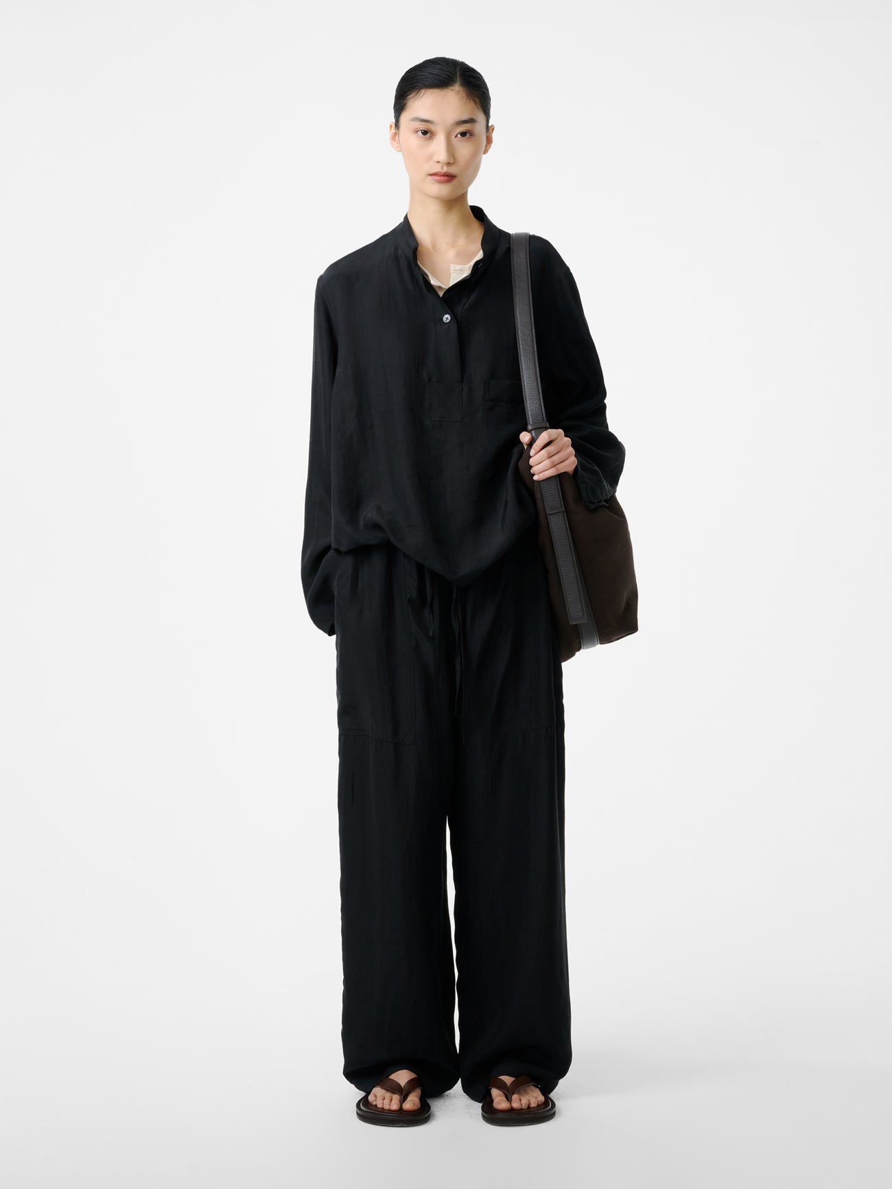CAPEL TWILL PANT IN BLACK