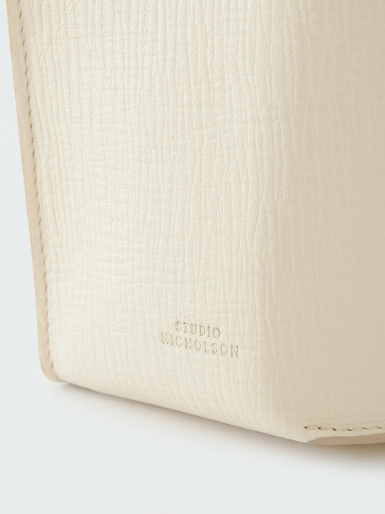 CARTMEL LEATHER POUCH IN PARCHMENT