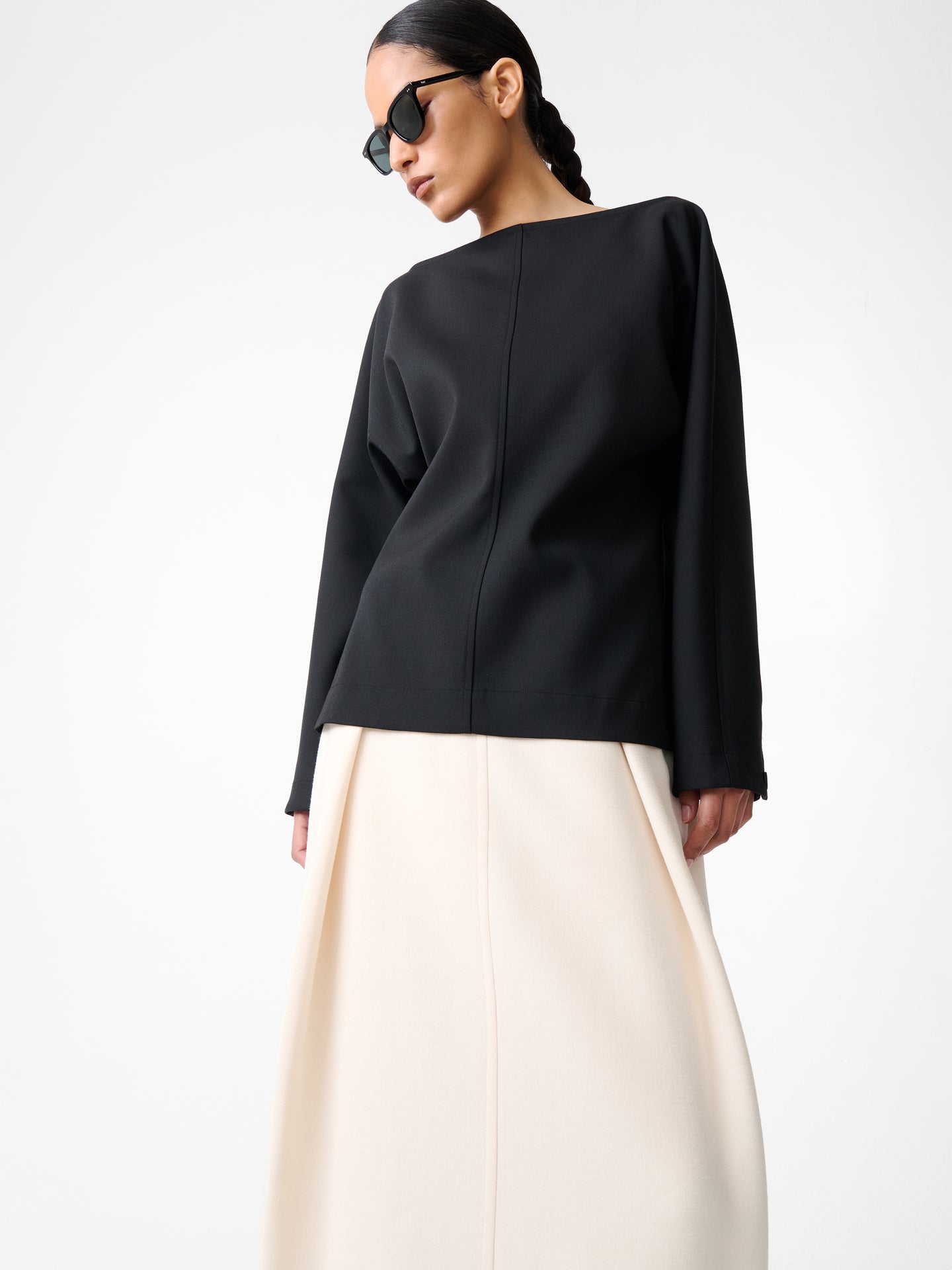 CATEN TOP IN BLACK