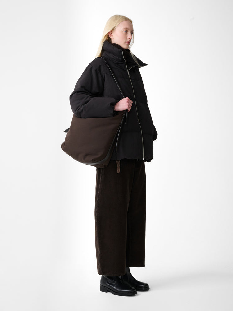 CHALCO CORDUROY WIDE LEG PANT IN COFFEE