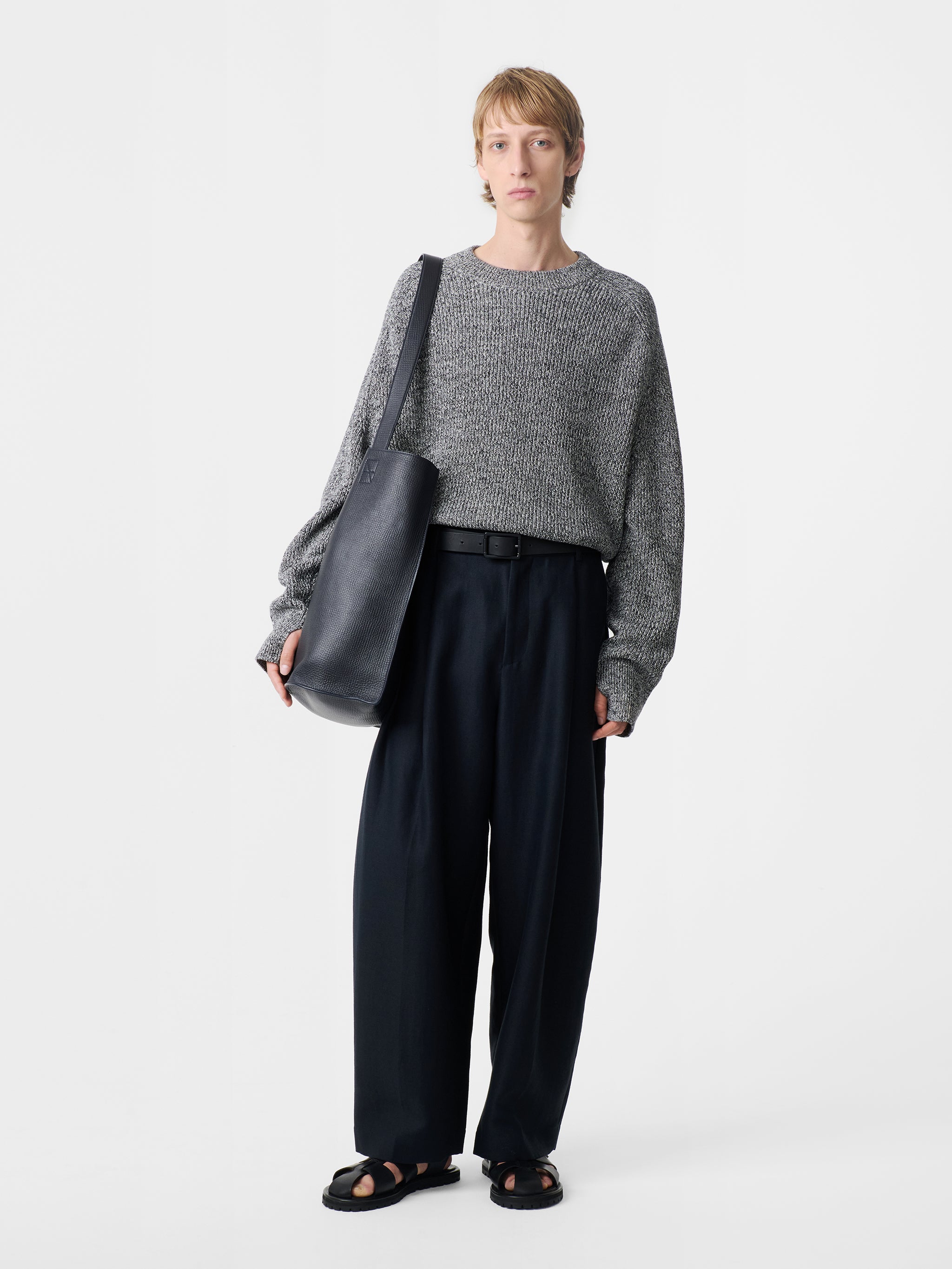 STUDIO NICHOLSON✨Corsa Top 半袖 ダークネイビー COESNM-