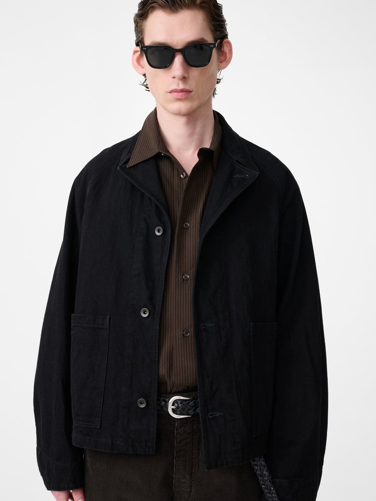 COGGAN DENIM JACKET IN BLACK