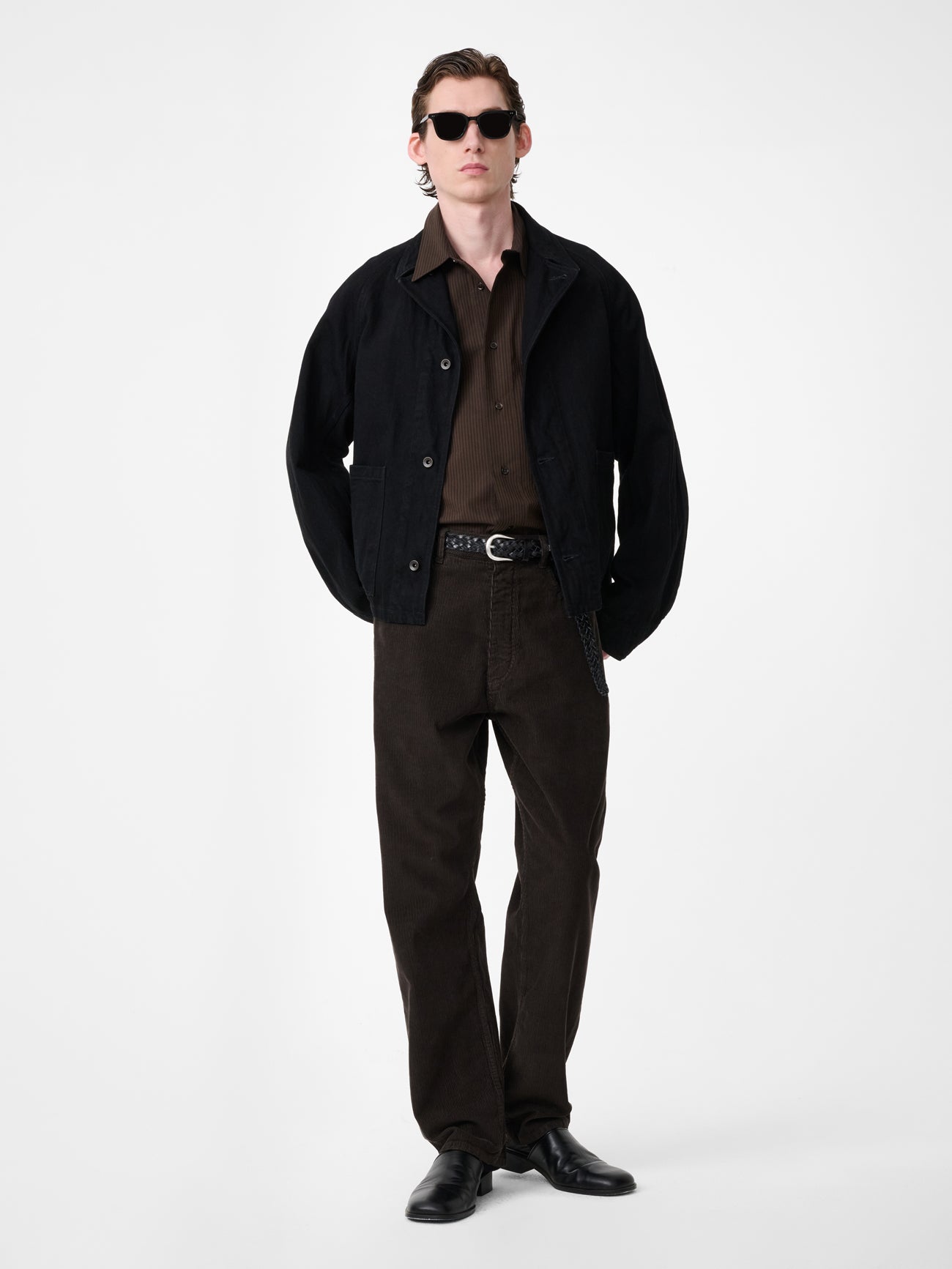 COGGAN DENIM JACKET IN BLACK
