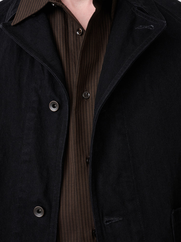 COGGAN DENIM JACKET IN BLACK