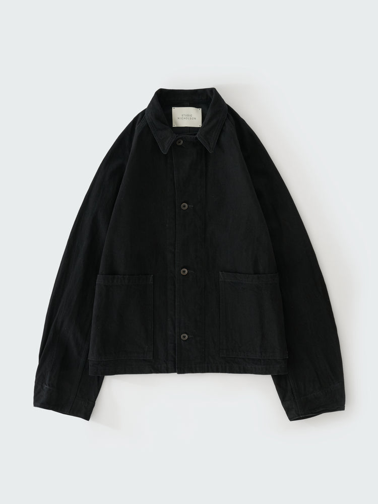 COGGAN DENIM JACKET IN BLACK