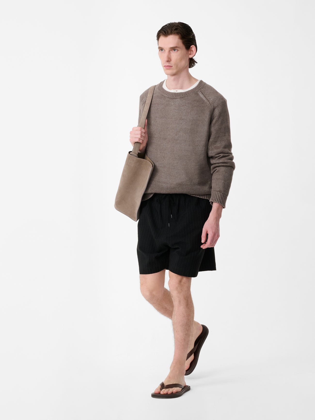 COSTE KNIT IN FLAX