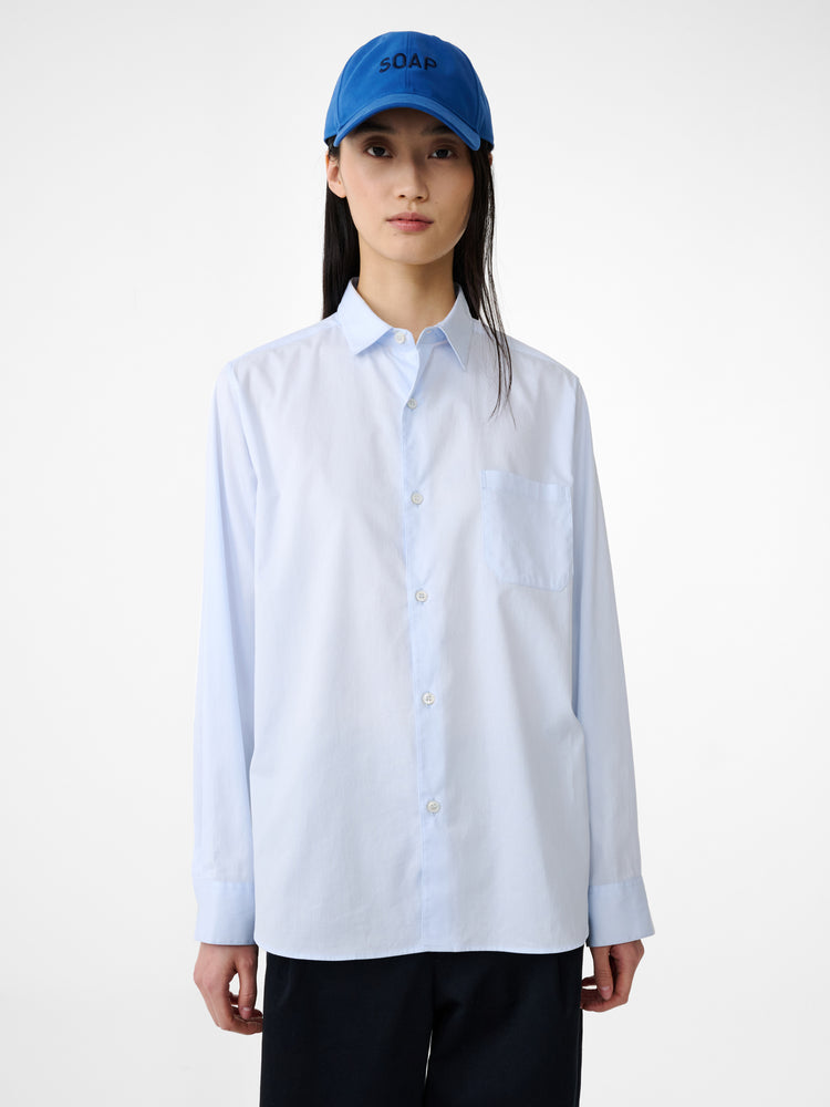 SN × PERFUMER H CYCLAMEN SHIRT IN LIGHT BLUE