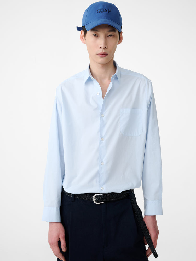 SN × PERFUMER H CYCLAMEN SHIRT IN LIGHT BLUE