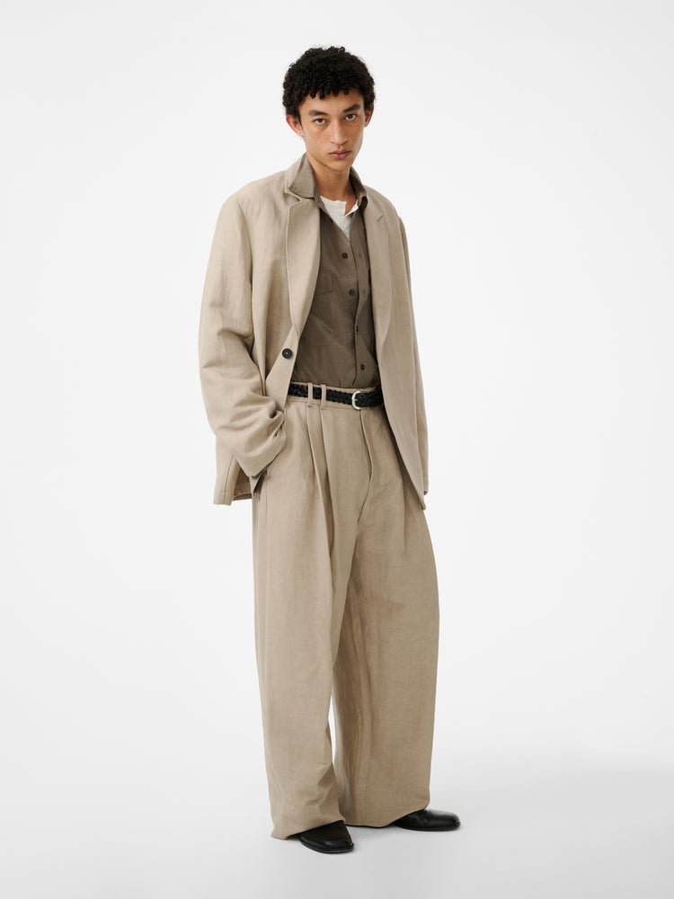 DENISON LINEN JACLET IN SAND