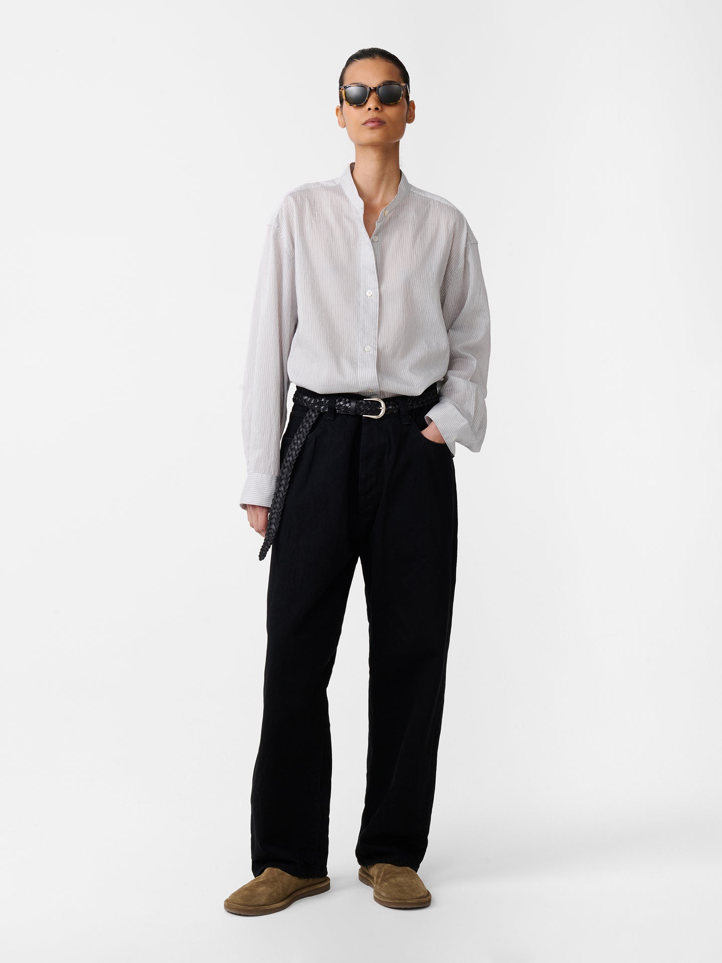 DILYS SHIRT IN CHALK STRIPE
