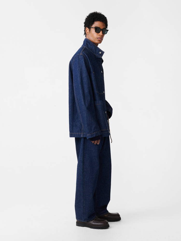 DISTRICT DENIM JACKET INDIGO WASH