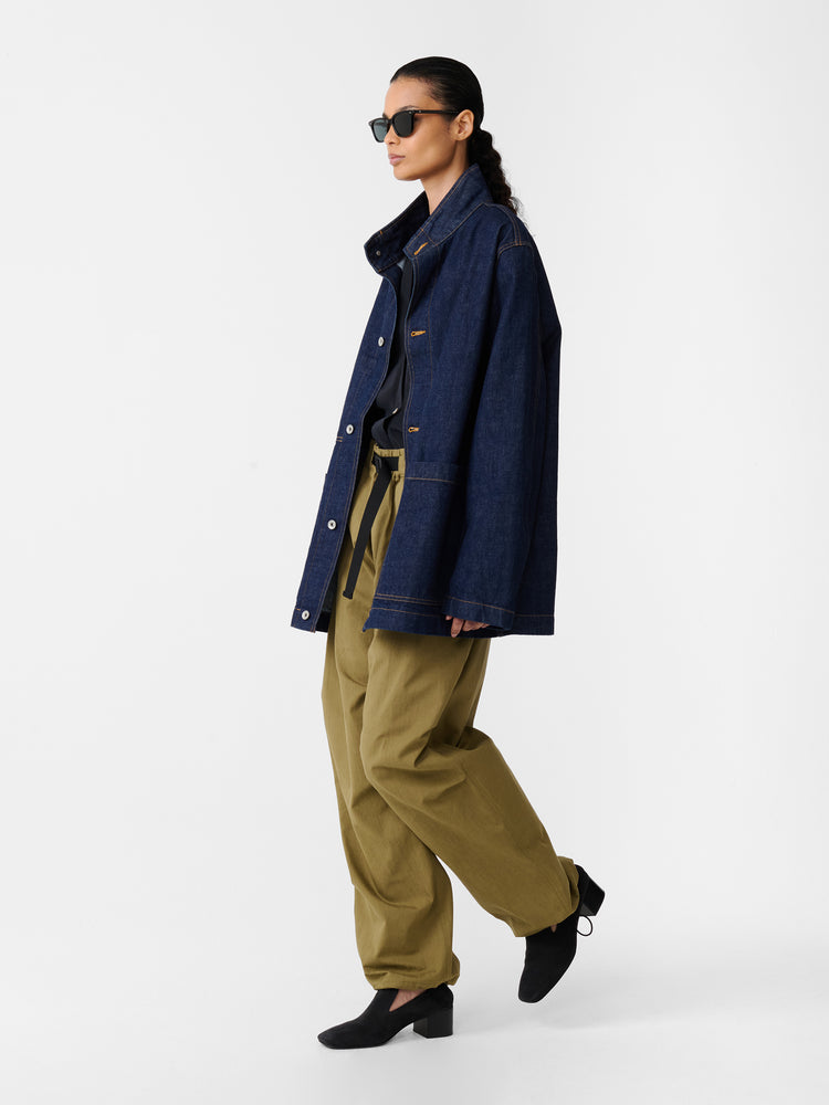 DISTRICT DENIM JACKET INDIGO WASH