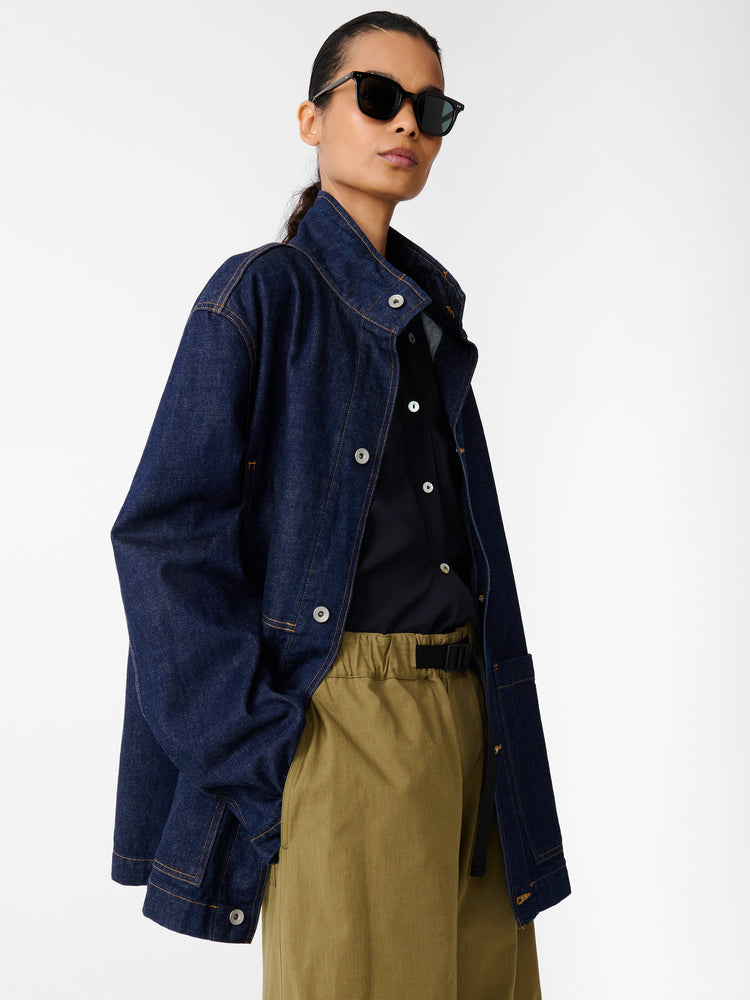 DISTRICT DENIM JACKET INDIGO WASH