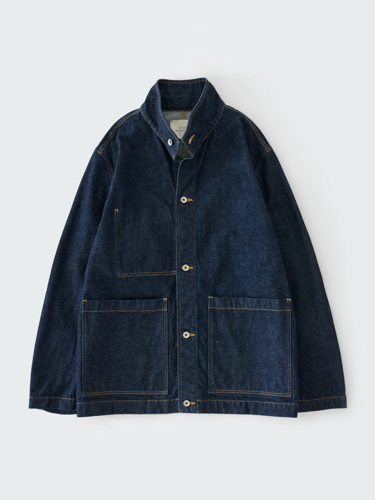 DISTRICT DENIM JACKET INDIGO WASH