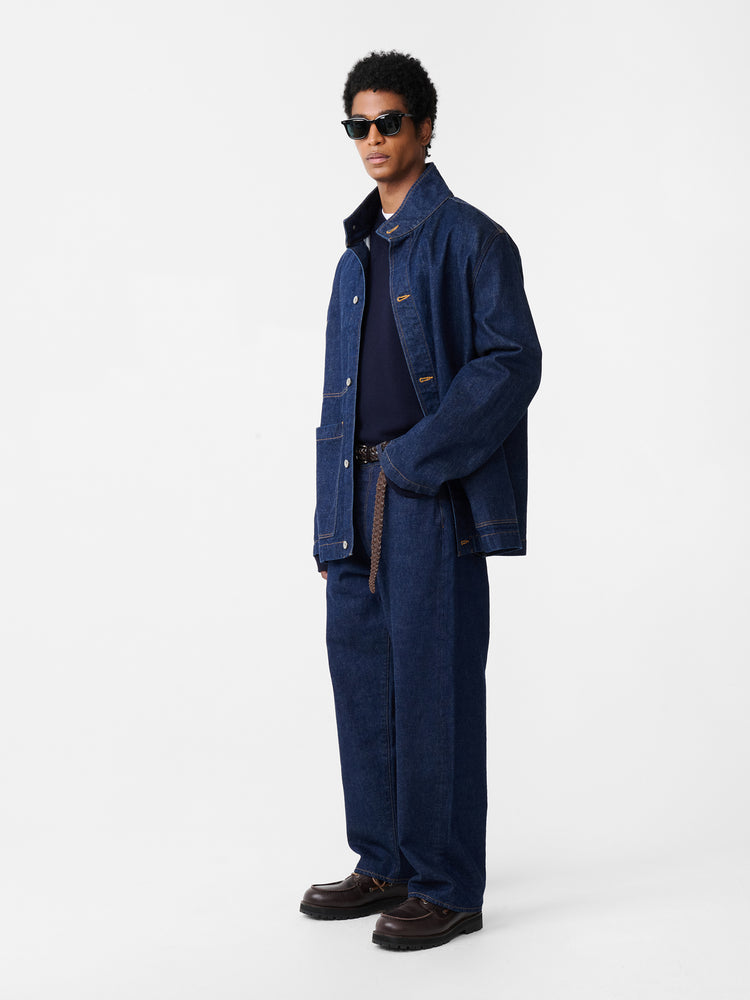 DISTRICT DENIM JACKET INDIGO WASH