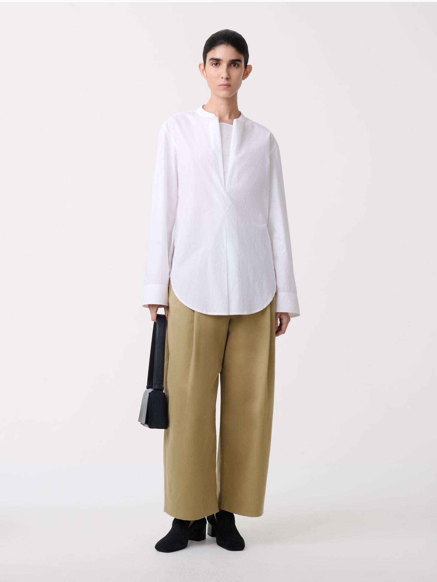 DORDONI PLEATED PANT IN TAN
