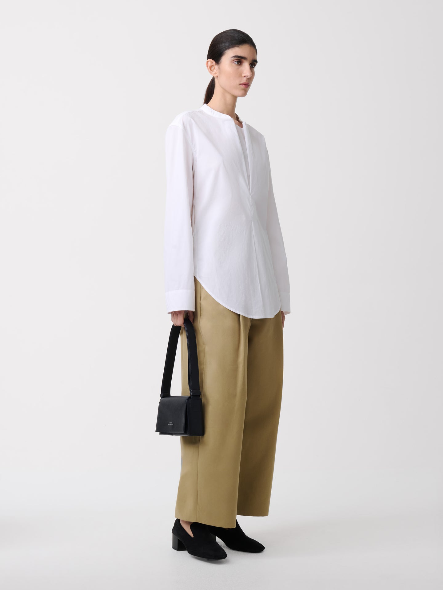 DORDONI PLEATED PANT IN TAN
