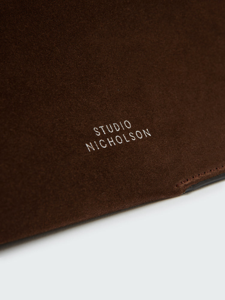DOUBLET SUEDE BAG IN COCOA