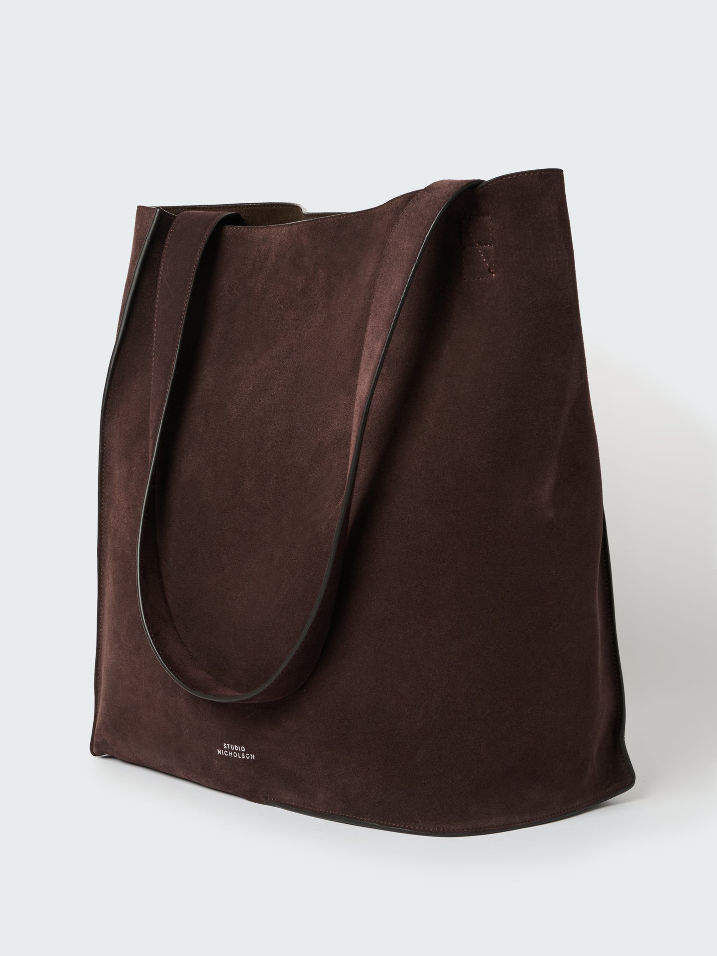 DOUBLET TYPE2 SUEDE BAG IN CONKER