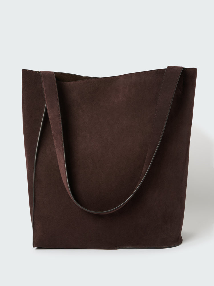 DOUBLET TYPE2 SUEDE BAG IN CONKER