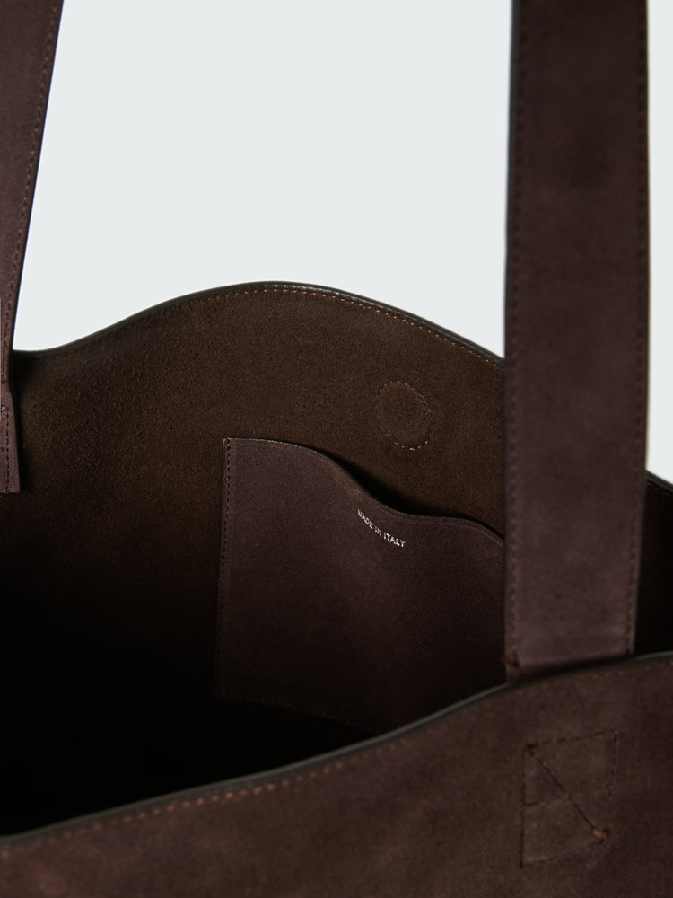 DOUBLET TYPE2 SUEDE BAG IN CONKER