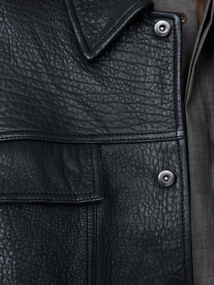 DOYARD  LEATHER JACKET IN BLACK