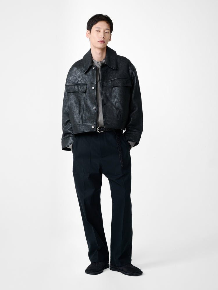 DOYARD  LEATHER JACKET IN BLACK