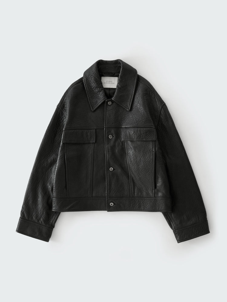 DOYARD  LEATHER JACKET IN BLACK