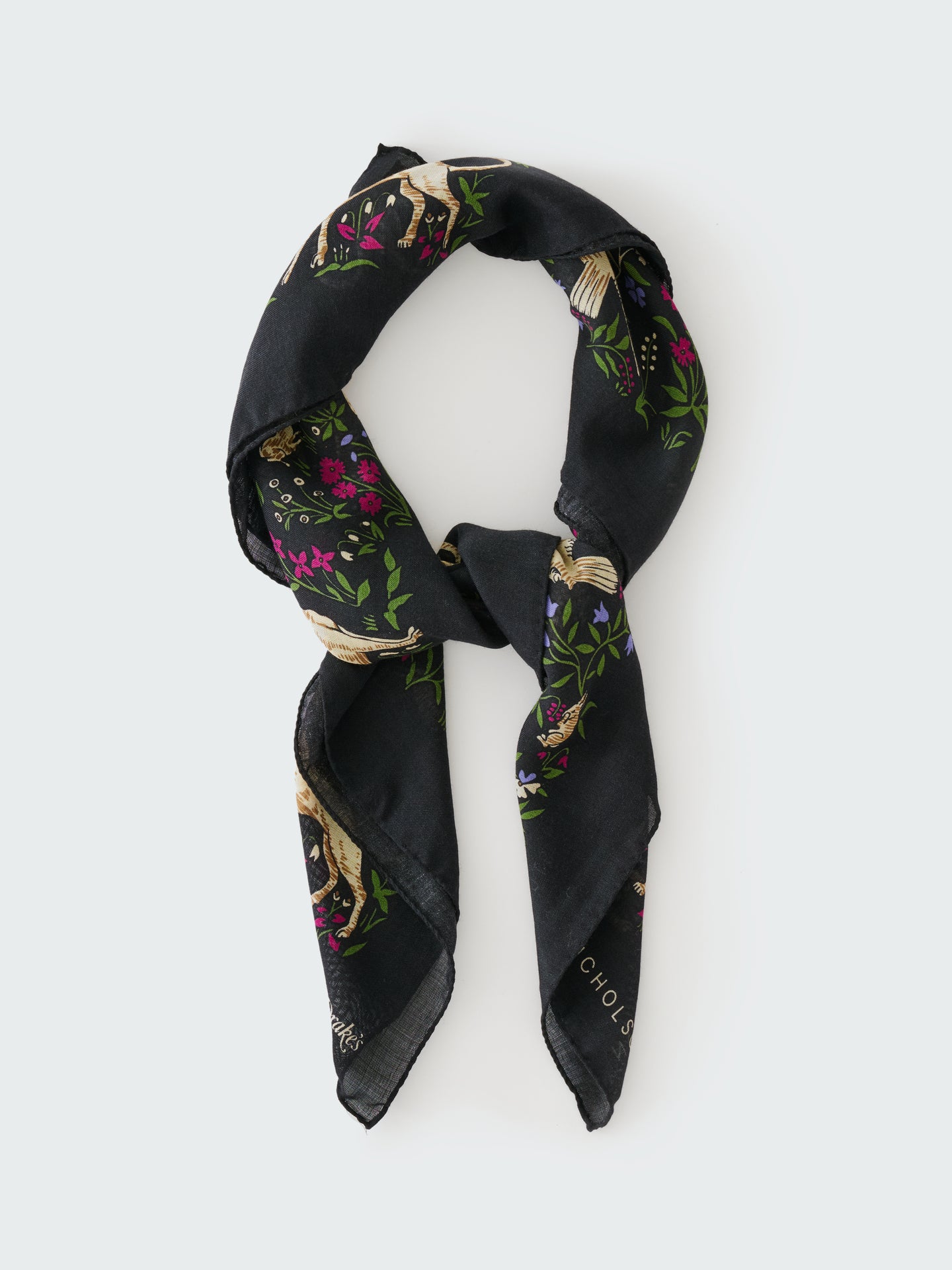 SN X DRAKE'S SCARF IN DARKEST NAVY