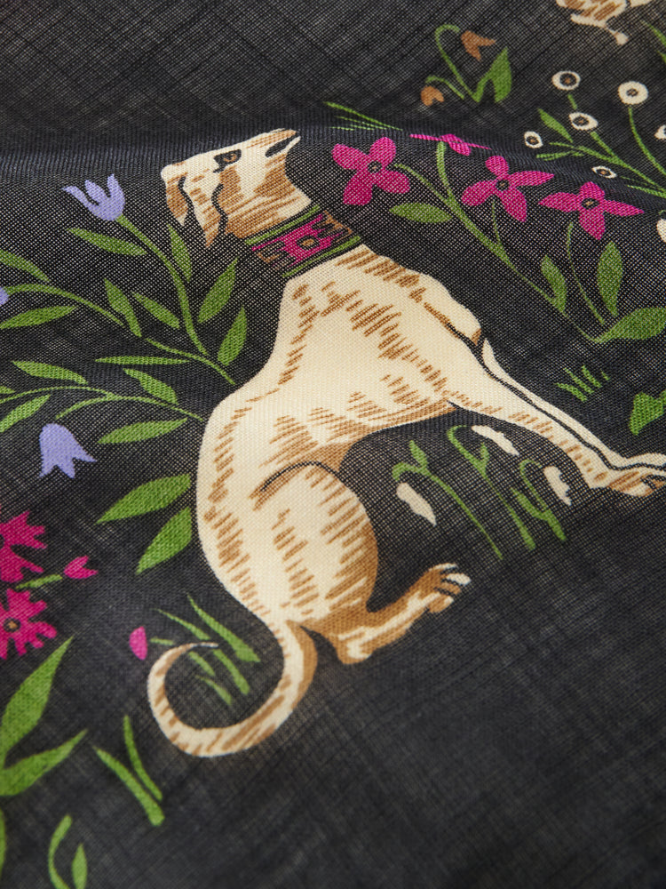 SN X DRAKE'S SCARF IN DARKEST NAVY