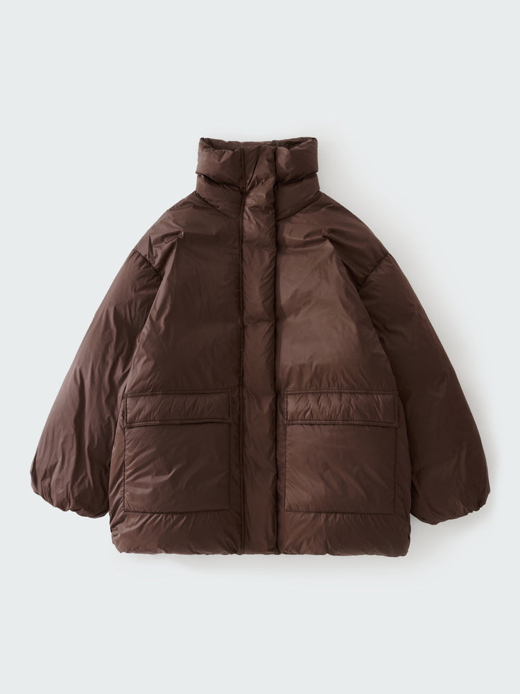 ELK PUFFER JACKET IN ESPRESSO