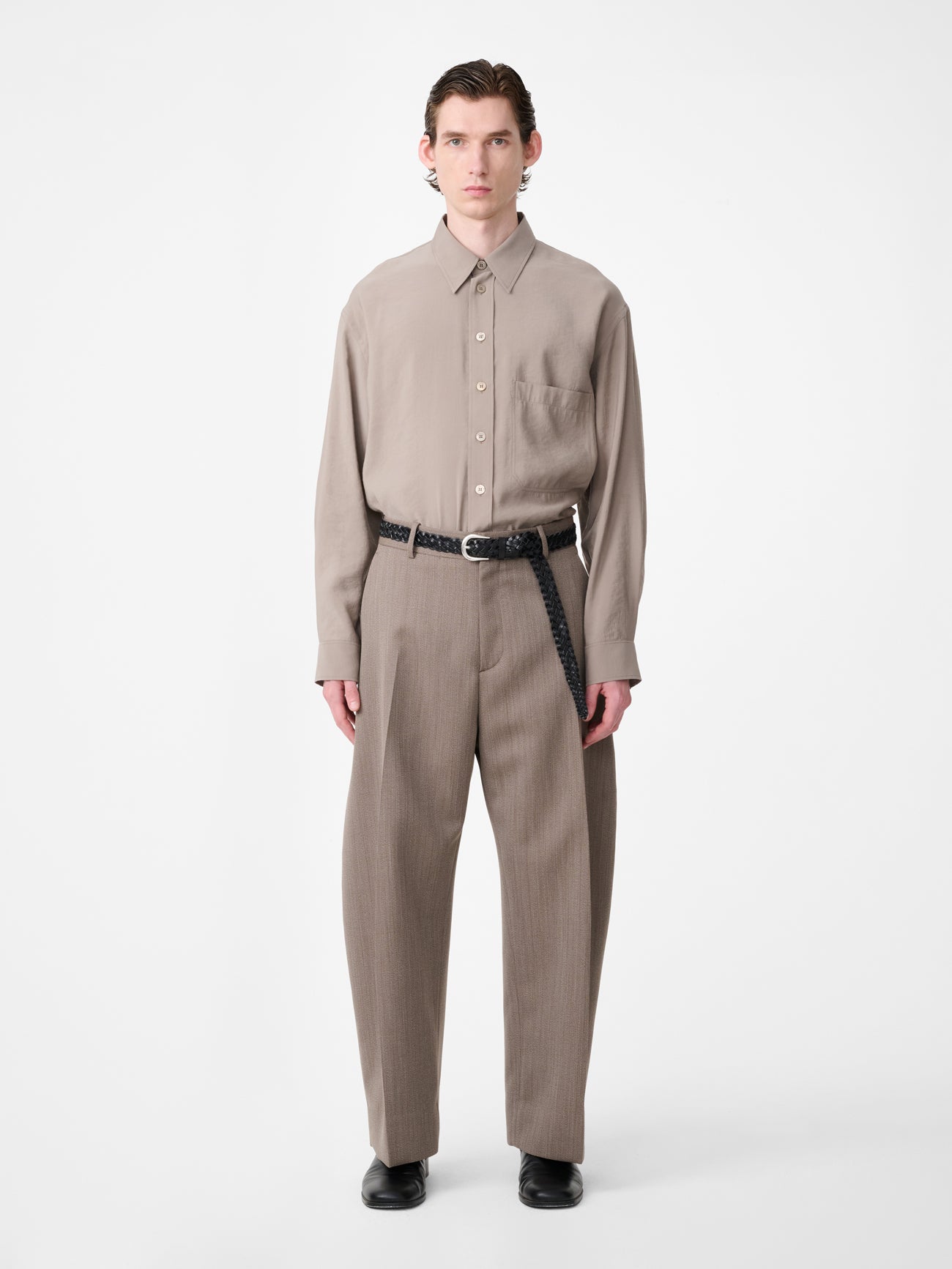 EMPER SHIRT IN TAUPE