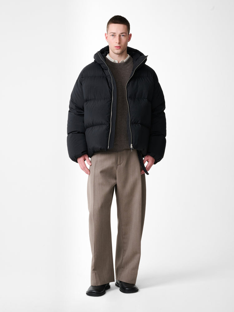 FENNE PUFFER JACKET IN BLACK