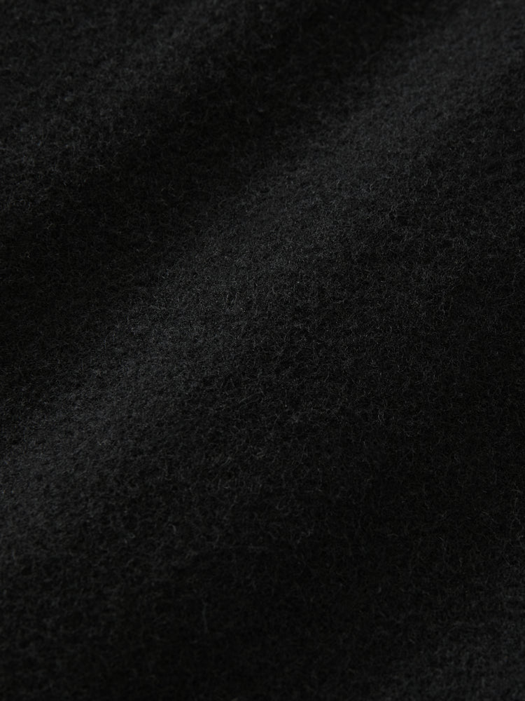 FREEMAN WOOL COAT IN BLACK