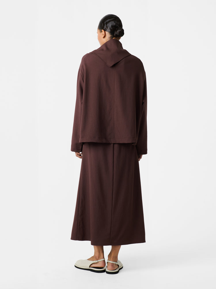 FUSE SKIRT IN CONKER