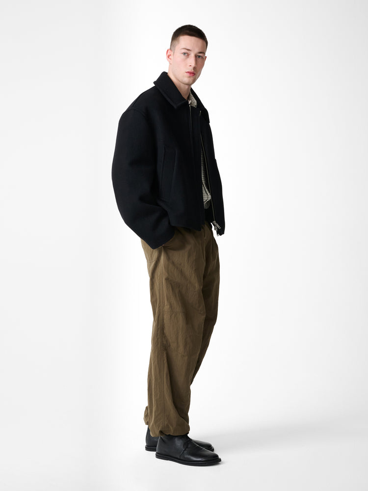 GREVAN WOOL JACKET IN BLACK