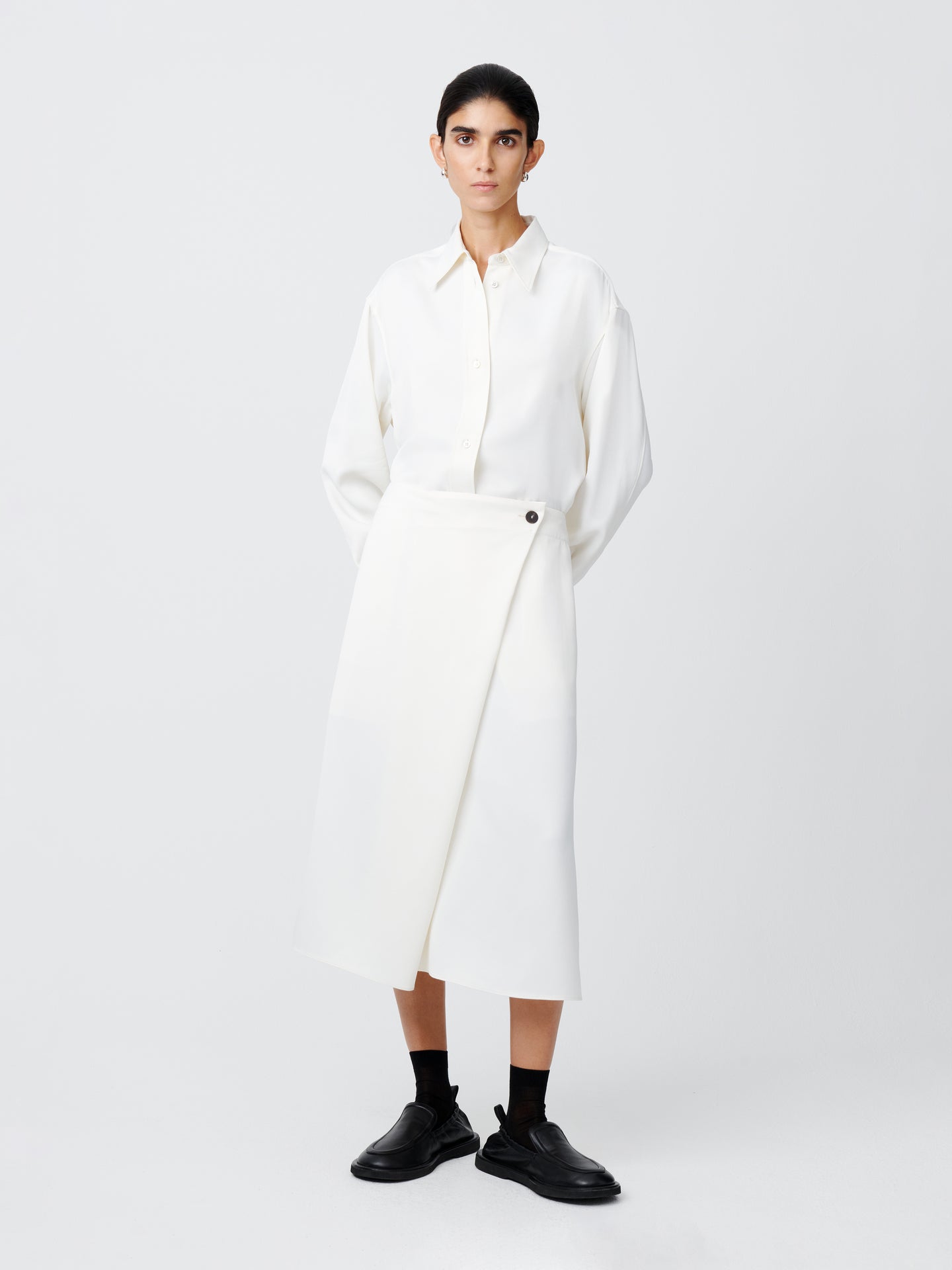 GUTAN SKIRT IN PARCHMENT
