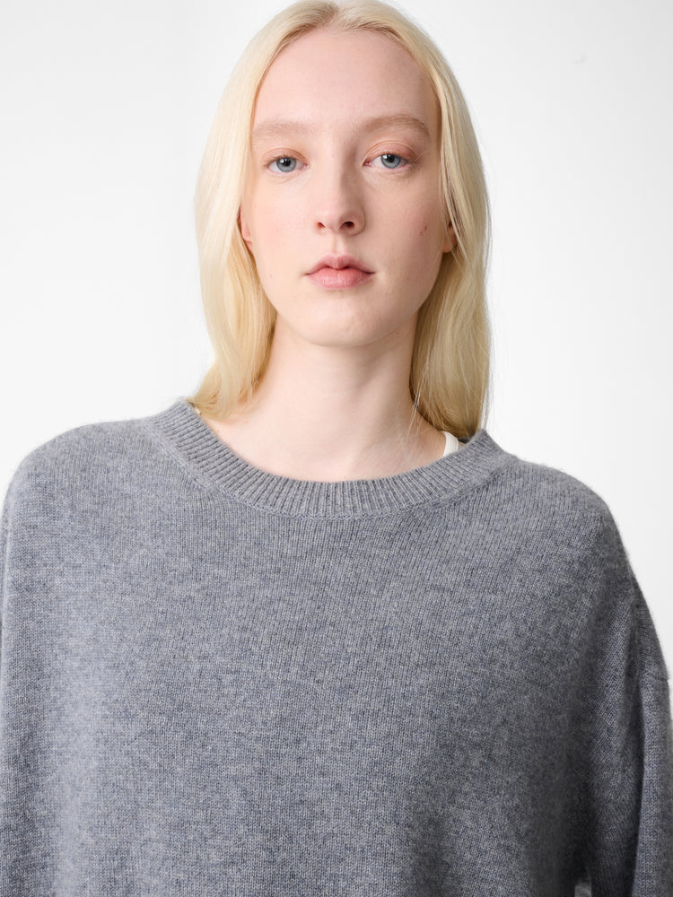HADDAN KNIT IN GREY MARL