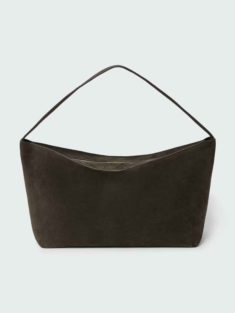 HAGU SUEDE BAG IN EBONY