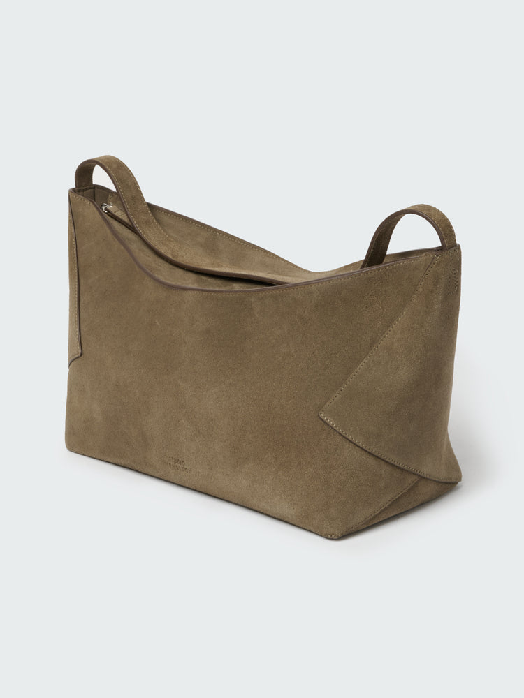 HAGU SUEDE BAG IN OLIVE