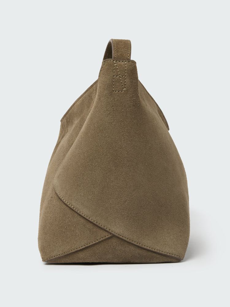 HAGU SUEDE BAG IN OLIVE