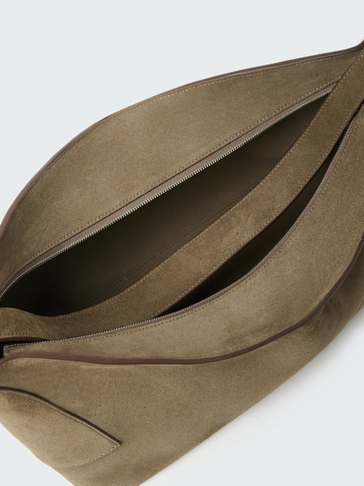 HAGU SUEDE BAG IN OLIVE
