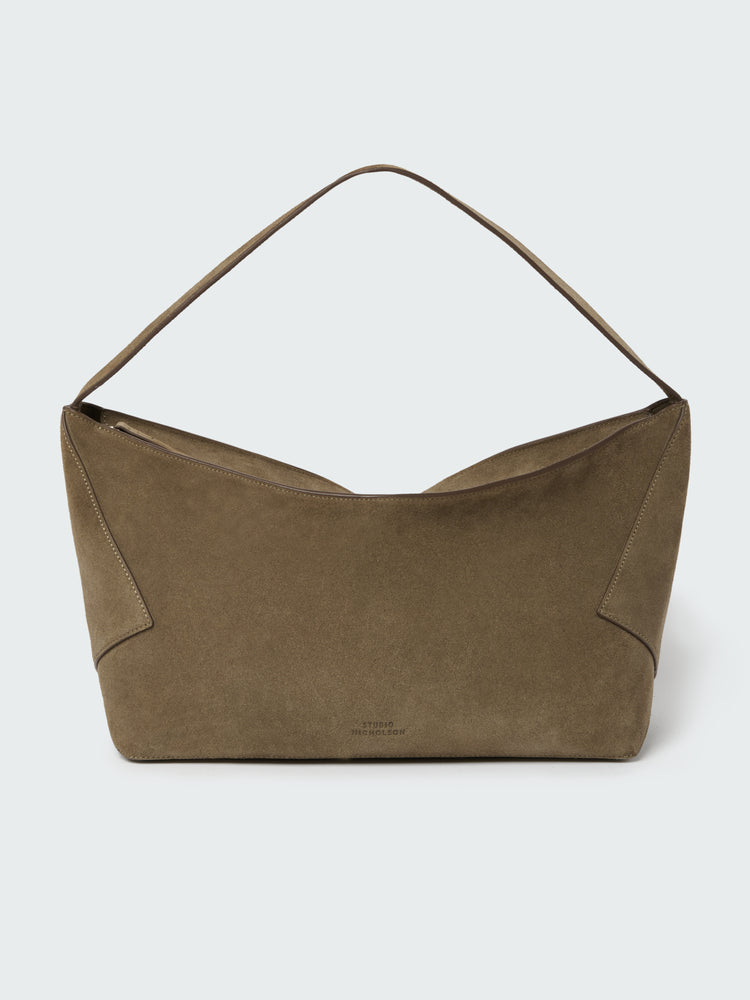 HAGU SUEDE BAG IN OLIVE