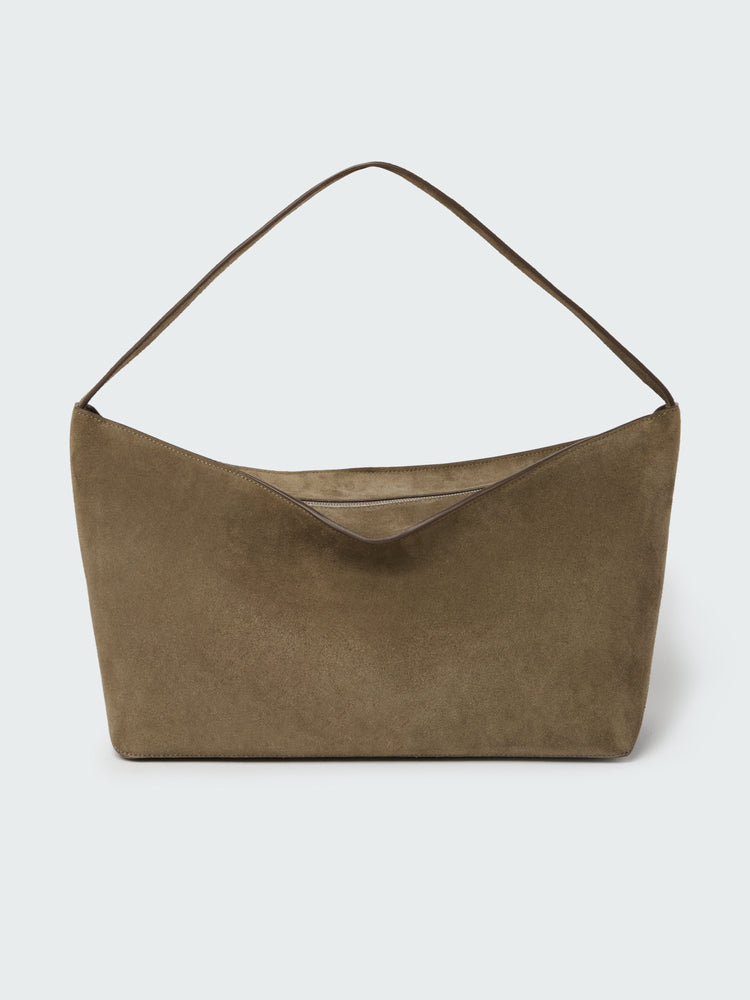 HAGU SUEDE BAG IN OLIVE