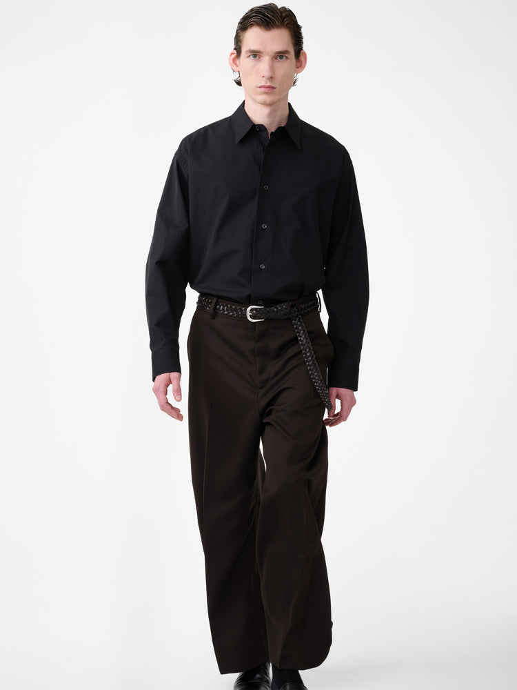 HAL COTTON SHIRT IN BLACK