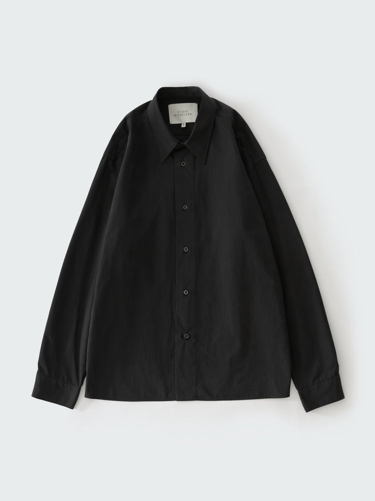 HAL COTTON SHIRT IN BLACK